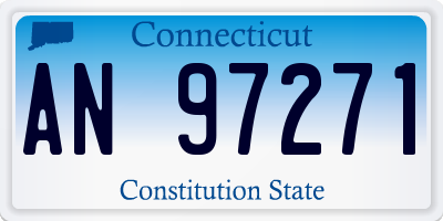 CT license plate AN97271