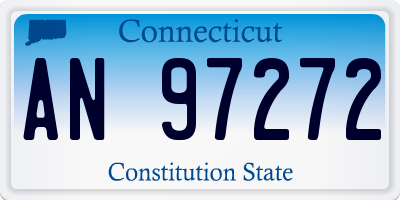 CT license plate AN97272