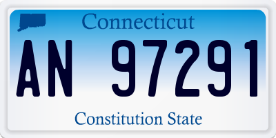 CT license plate AN97291