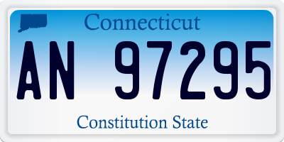 CT license plate AN97295