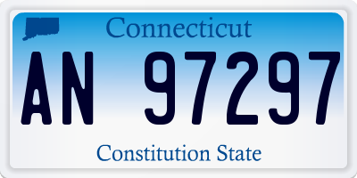 CT license plate AN97297