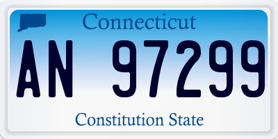 CT license plate AN97299