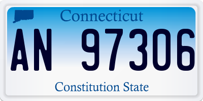 CT license plate AN97306