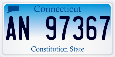 CT license plate AN97367