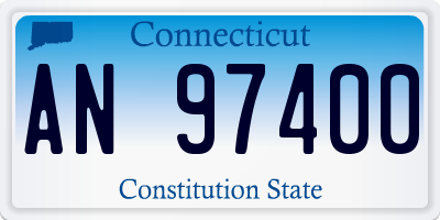 CT license plate AN97400