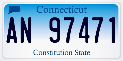 CT license plate AN97471