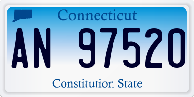CT license plate AN97520