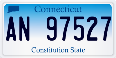 CT license plate AN97527