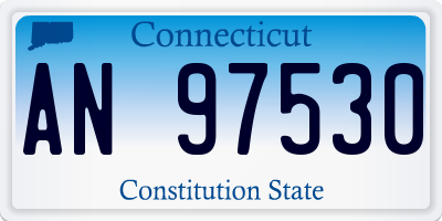 CT license plate AN97530