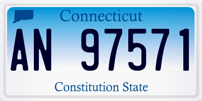 CT license plate AN97571