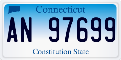 CT license plate AN97699