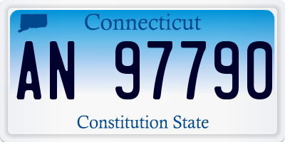 CT license plate AN97790