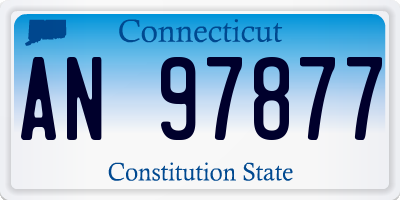 CT license plate AN97877