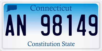 CT license plate AN98149