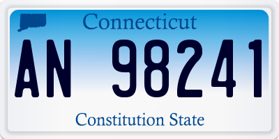 CT license plate AN98241