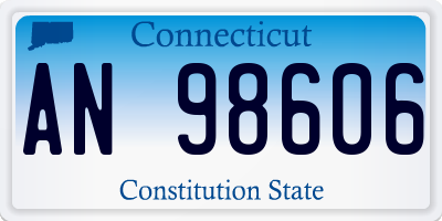 CT license plate AN98606