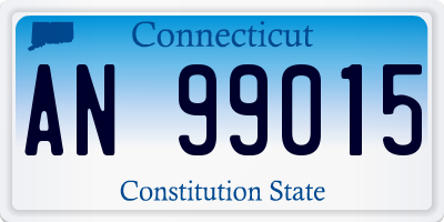 CT license plate AN99015
