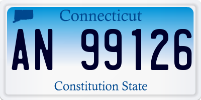 CT license plate AN99126
