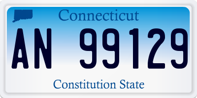 CT license plate AN99129