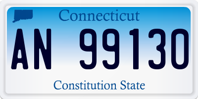 CT license plate AN99130