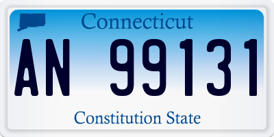 CT license plate AN99131
