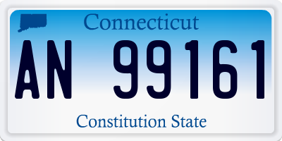 CT license plate AN99161