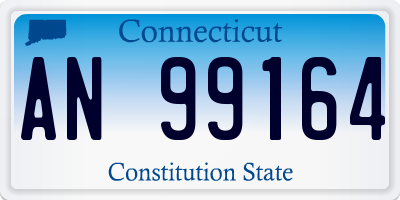 CT license plate AN99164