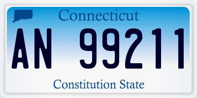 CT license plate AN99211