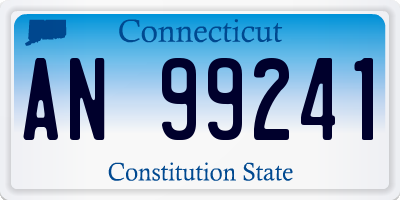 CT license plate AN99241