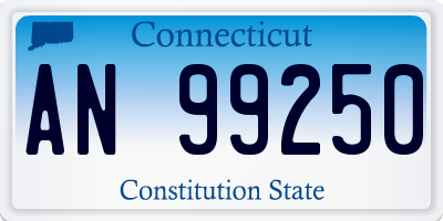 CT license plate AN99250