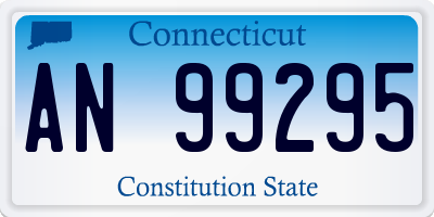 CT license plate AN99295