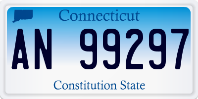 CT license plate AN99297