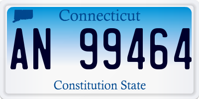 CT license plate AN99464