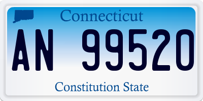 CT license plate AN99520