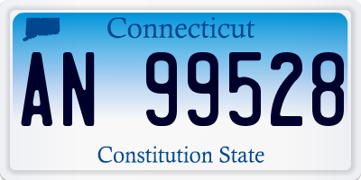 CT license plate AN99528