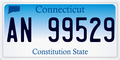 CT license plate AN99529