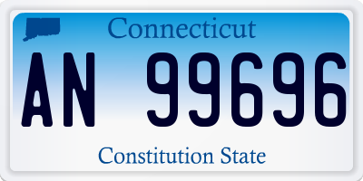 CT license plate AN99696
