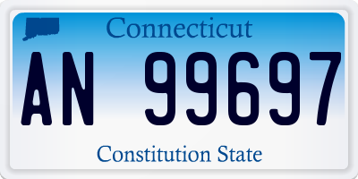 CT license plate AN99697