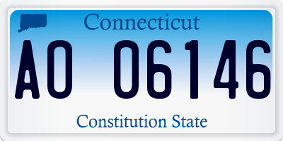 CT license plate AO06146