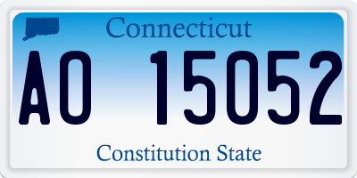CT license plate AO15052