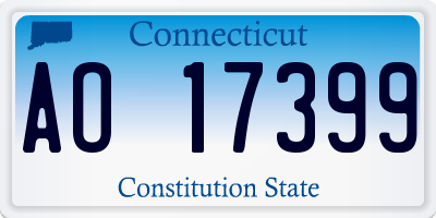 CT license plate AO17399