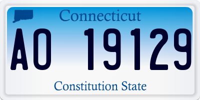 CT license plate AO19129