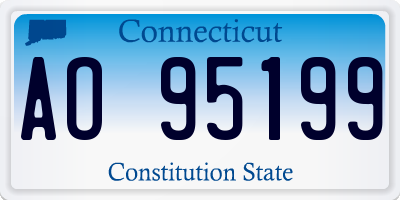 CT license plate AO95199