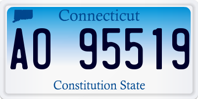 CT license plate AO95519