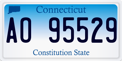CT license plate AO95529