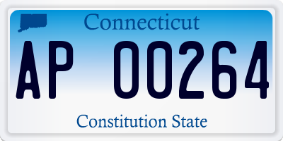 CT license plate AP00264