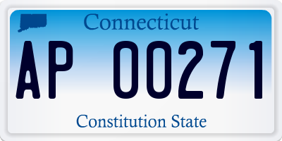CT license plate AP00271