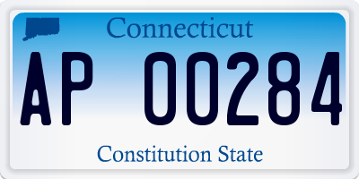CT license plate AP00284