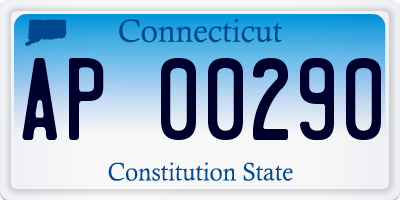 CT license plate AP00290