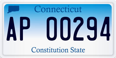 CT license plate AP00294